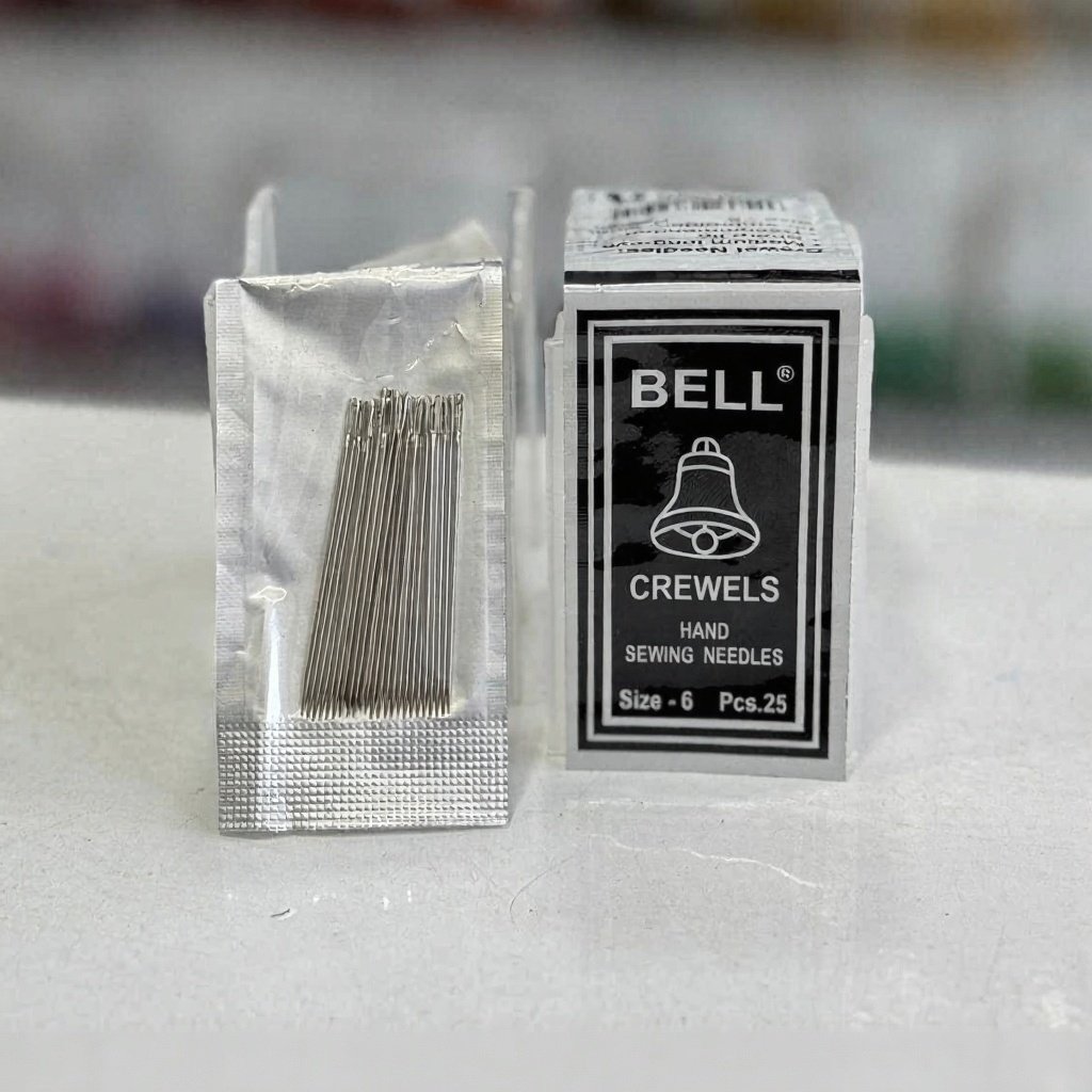 BELL  CREWELS NEEDLES 6